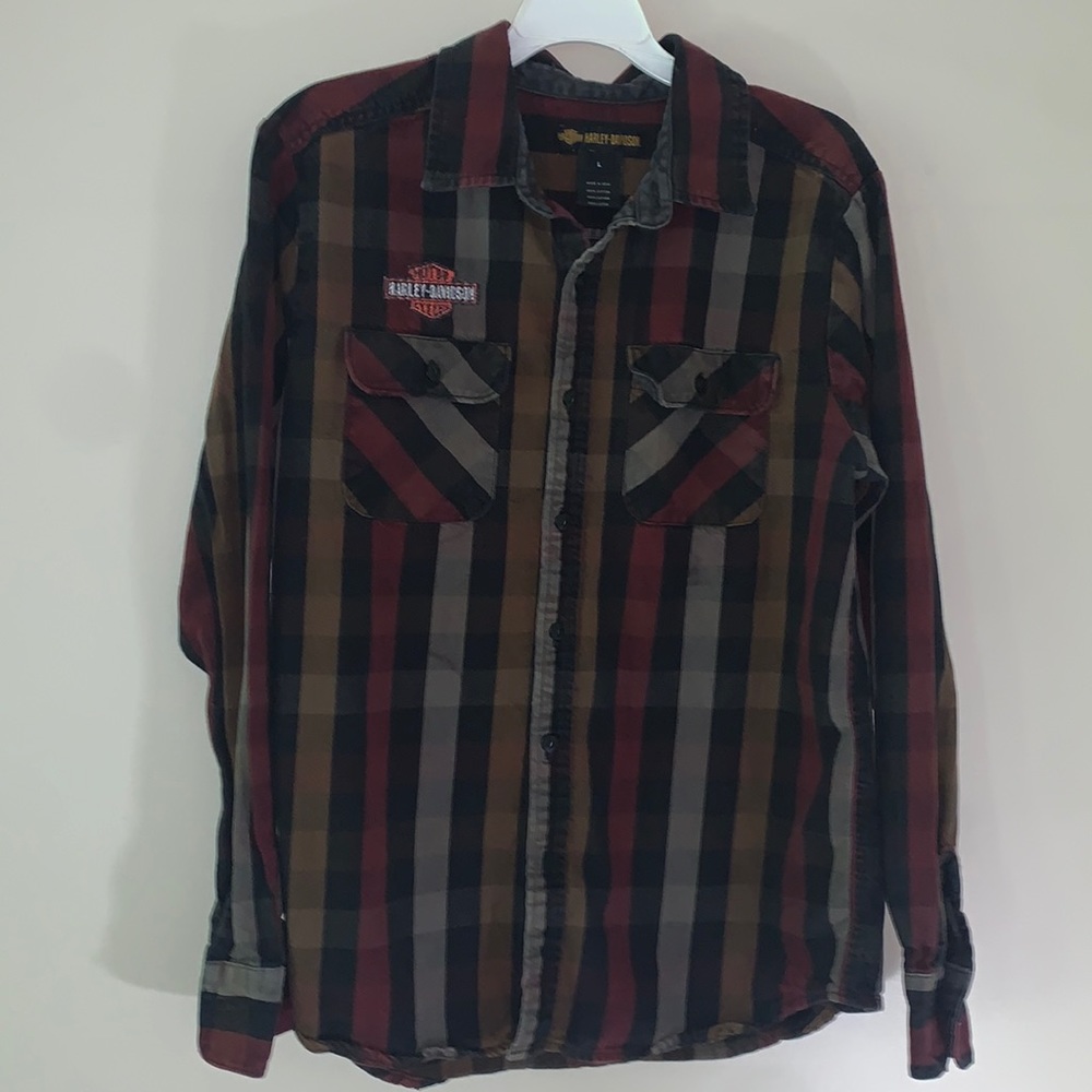 Harley Davidson Long sleeve Button up